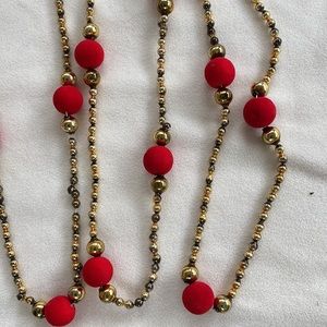Glass String Beads Christmas/Holiday Vintage